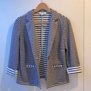 Boden Striped Jersey Blazer